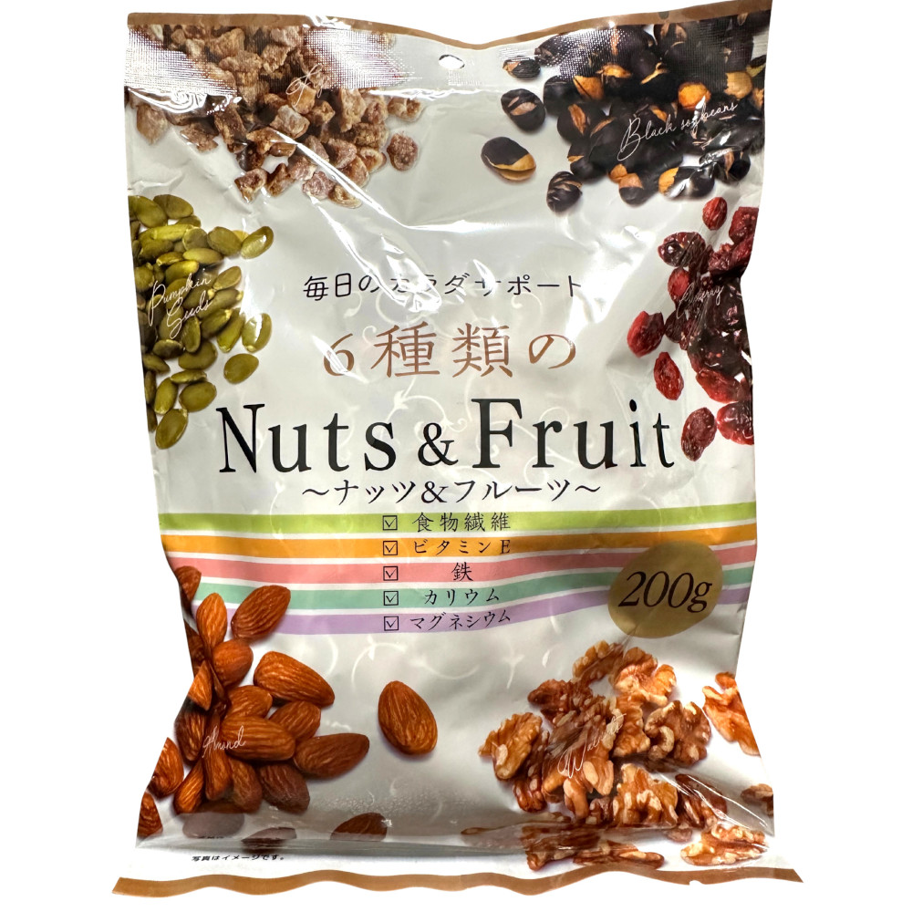 6種のナッツ＆フルーツ